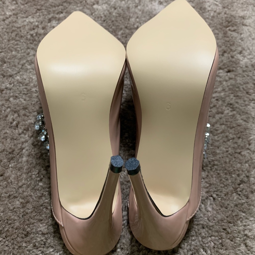 FOWT  Pointed Toe Stiletto High Heel Mules Sandals - Picture 11 of 13